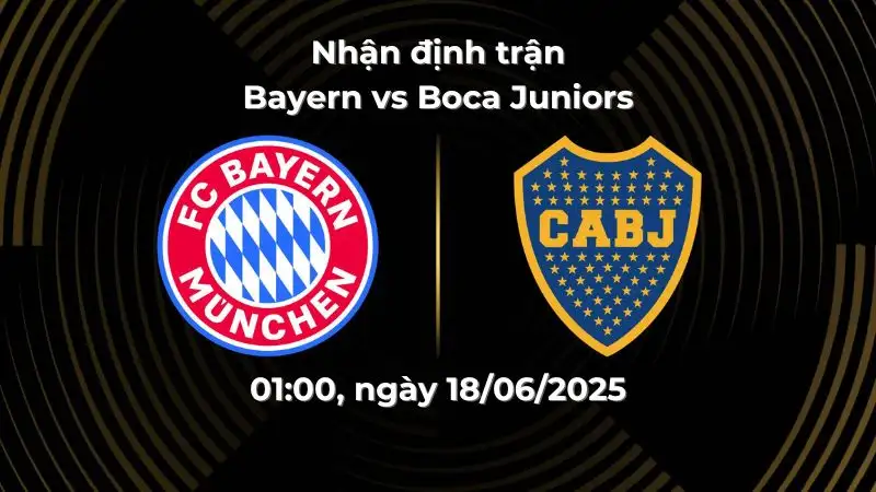 Nhận định trận Bayern vs Boca Juniors, 08:00 ngày 20/06