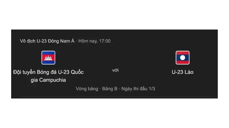 Lịch thi đấu bóng đá U23 Đông Nam Á 2025 hôm nay 16/7: Cập nhật chi tiết